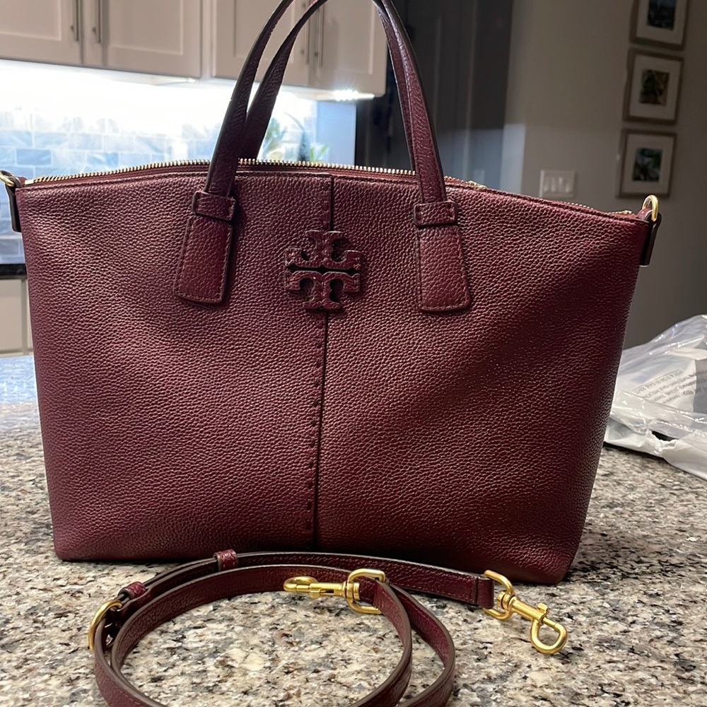 Tory Burch McGraw Leather Satchel
